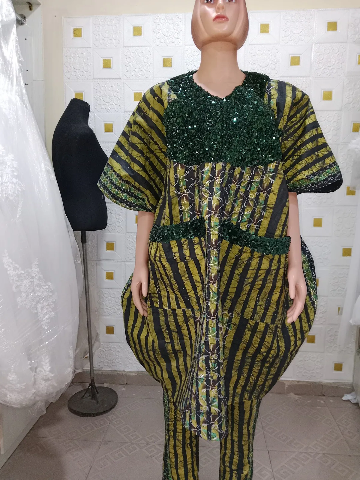 Bespoke Aso Oke outfit